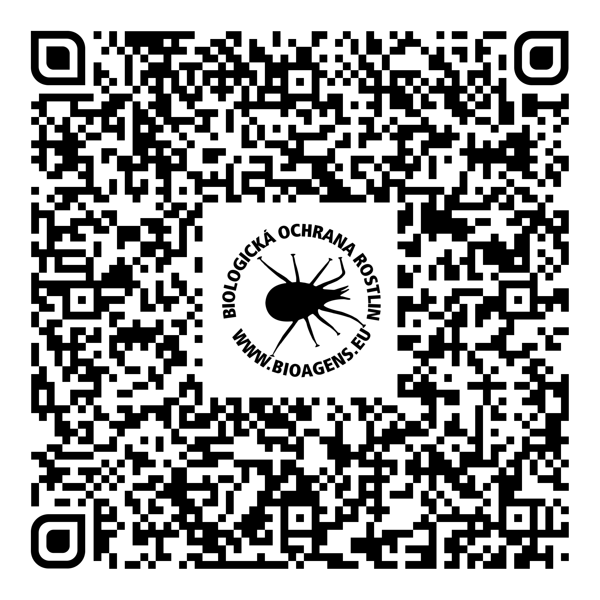 QR kód kontaktní údaje